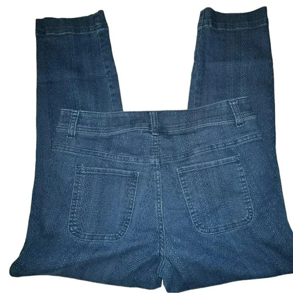 Christopher‎ & Banks 6P boho print blue jeans - Picture 2 of 6